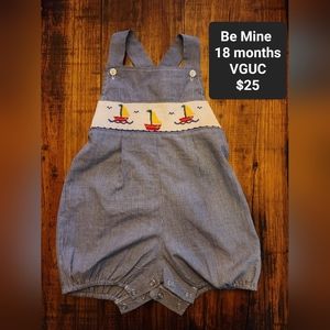 BE MINE, SMOCK ROMPER